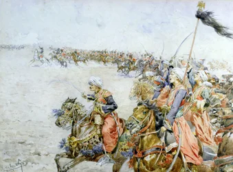 Mameluckernas anfall i slaget vid Austerlitz, 2 december 1805